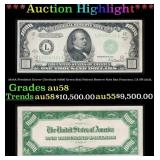 1934A $1000 Green Seal Federal Reserve Note Presid