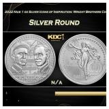 2022 Niue 1 oz Silver Icons of Inspiration: Wright