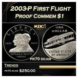 2003-P First Flight Proof Modern Commem Dollar $1