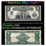 1899 $2 Large Size Silver Certificate "Mini-Portho