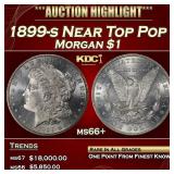 1899-s Morgan Dollar Near Top Pop $1 ms66+ SEGS