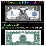 1899 $1 large size Silver Certificate "Black Eagle