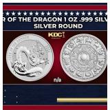 2024 Year of the Dragon 1 oz .999 Silver Round