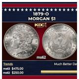 1879-o Morgan Dollar $1 Grades ms62