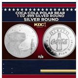 Coca-Cola Polar Bear 1 oz .999 Silver Round