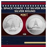U.S. Space Force 1 oz Silver Round
