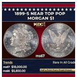 1899-s Morgan Dollar Near Top Pop $1 ms67 SEGS