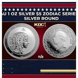 2024 Tokelau 1 oz Silver $5 Zodiac Series: Virgo C