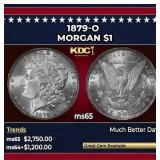 1879-o Morgan Dollar $1 ms65 SEGS