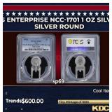 PCGS PCGS 2024 Star Trek USS Enterprise NCC-1701 1