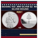 2023  Muhammad Ali Boxing 1oz .999 Silver $2  Niue
