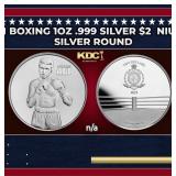 2023  Muhammad Ali Boxing 1oz .999 Silver $2  Niue