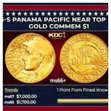 1915-s Panama Pacific Gold Commem Dollar Near Top