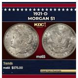 1921-d Morgan Dollar $1 Grades ms65