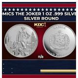 2024 DC Comics The Joker 1 oz .999 Silver $5 Samoa