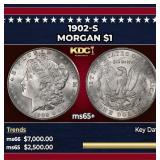 1902-s Morgan Dollar $1 ms65+ SEGS