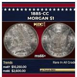 1885-cc Morgan Dollar $1 ms66+ SEGS