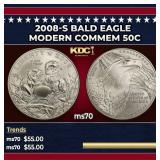 2008-s Bald Eagle Modern Commem Half Dollar 50c ms