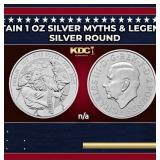 2023 Great Britain 1 oz Silver Myths & Legends: Me