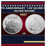 2021 Shrek 20th Anniversary  1 oz Silver $2 Niue B