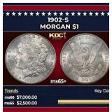 1902-s Morgan Dollar $1 ms65+ SEGS