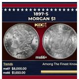 1897-s Morgan Dollar $1 ms66+ SEGS
