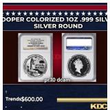 NGC NGC 2011 Star Wars Stormtrooper Colorized 1oz