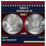 1903-s Morgan Dollar $1 ms65+ SEGS