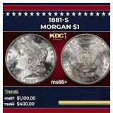 1881-s Morgan Dollar $1 ms66+ SEGS