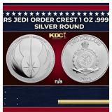 2023 Star Wars Jedi Order Crest 1 oz .999 Silver $
