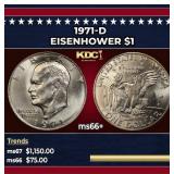 1971-d Eisenhower Dollar $1 ms66+ SEGS
