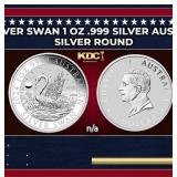 2024 Silver Swan 1 oz .999 Silver Australia $1