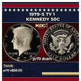 1979-s Ty 1 Proof Kennedy Half Dollar 50c pr70 dca
