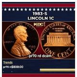 1983-s Proof Lincoln Cent 1c pr70 rd dcam SEGS
