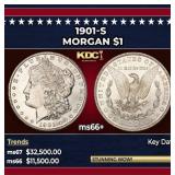 1901-s Morgan Dollar $1 ms66+ SEGS