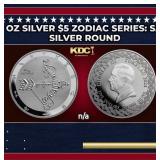 2024 Tokelau 1 oz Silver $5 Zodiac Series: Sagitta