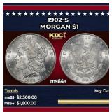 1902-s Morgan Dollar $1 ms64+ SEGS