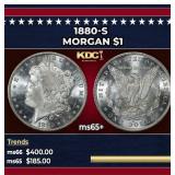 1880-s Morgan Dollar $1 Grades ms65+