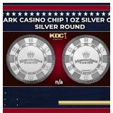 Ozark Casino Chip 1 oz Silver Coin