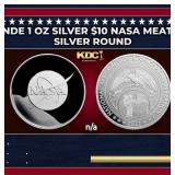 2022 Mesa Grande 1 oz Silver $10 Nasa Meatball Log