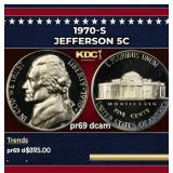 1970-s Proof Jefferson Nickel 5c pr69 dcam SEGS