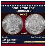 1880-p Morgan Dollar TOP POP! $1 ms67 SEGS
