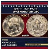 1971-p Washington Quarter TOP POP! 25c ms67+ SEGS