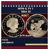 1979-s Ty 1 Proof Susan B. Anthony Dollar $1 pr70
