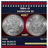 1894-o Morgan Dollar $1 ms62+ USCG