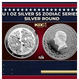 2024 Tokelau 1 oz Silver $5 Zodiac Series: Gemini