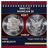 1882-cc Morgan Dollar $1 ms66 pl SEGS