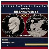 1978-s Proof Eisenhower Dollar $1 pr70 dcam SEGS