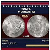 1902-s Morgan Dollar $1 ms64 SEGS