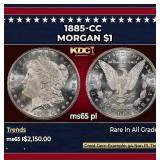 1885-cc Morgan Dollar $1 ms65 pl SEGS